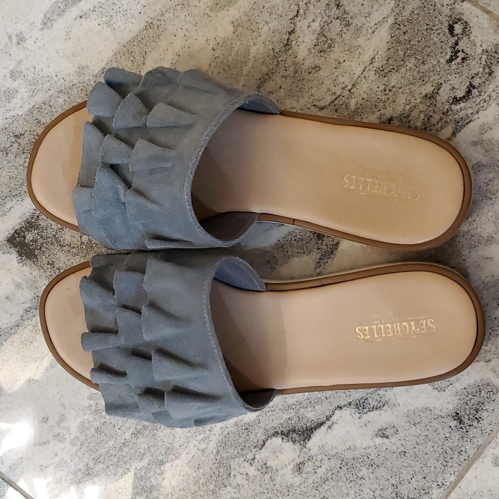 Seychelles Blue Slip on